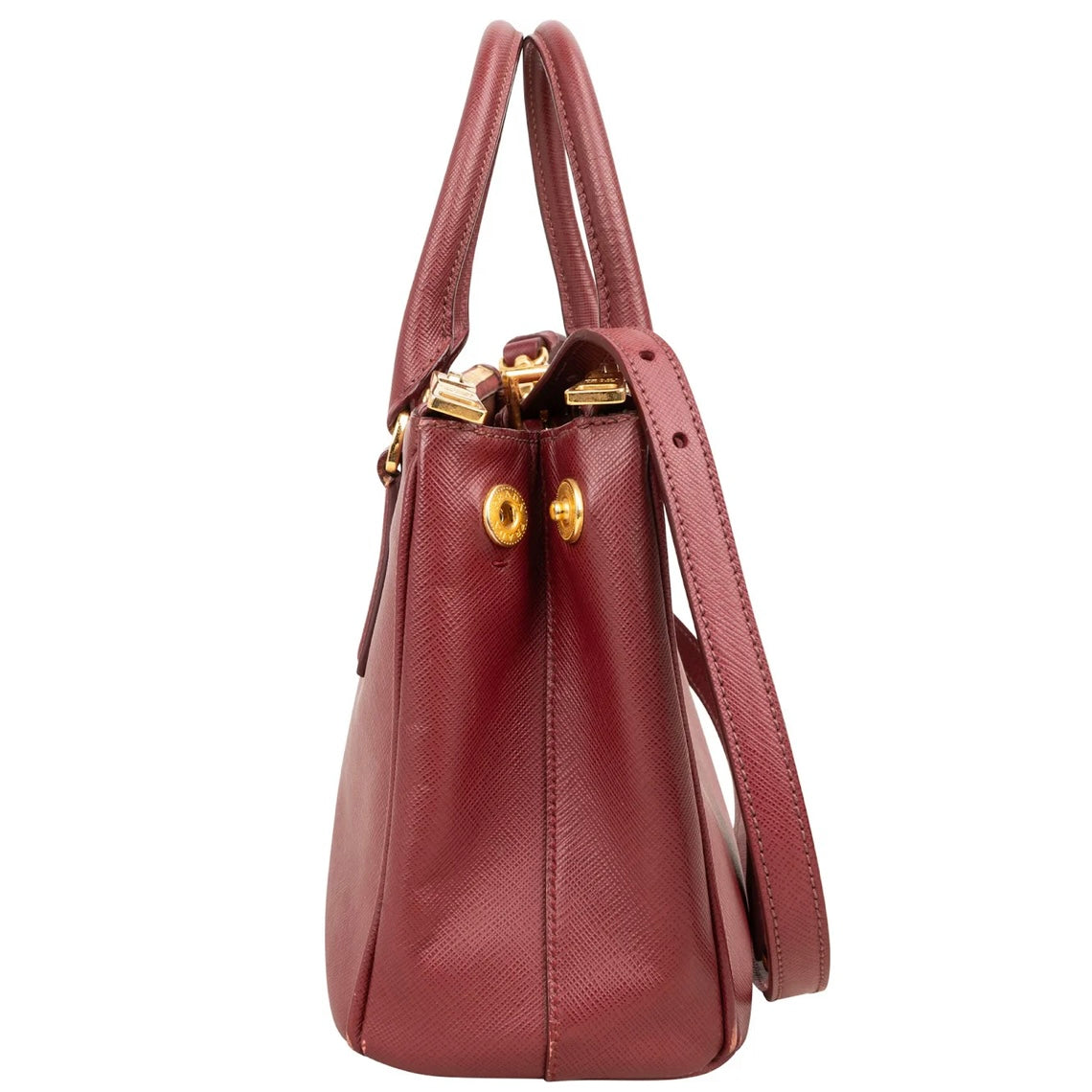 Prada Saffiano Leather Small Galleria Handbag