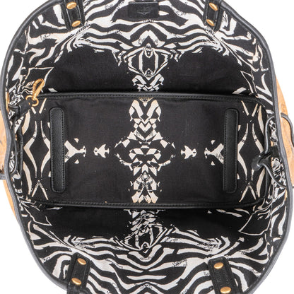 MCM Monogram Visetos Liz Reversible Shopper Shoulder Bag