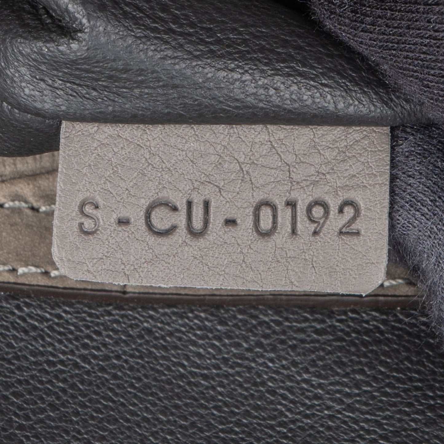 Celine Croc Embossed Leather Phantom Handbag