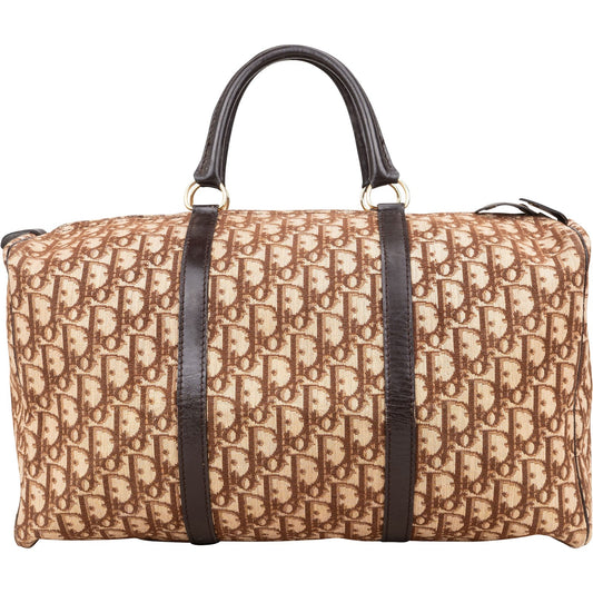 Christian Dior Trotter Monogram Boston 40 Handbag