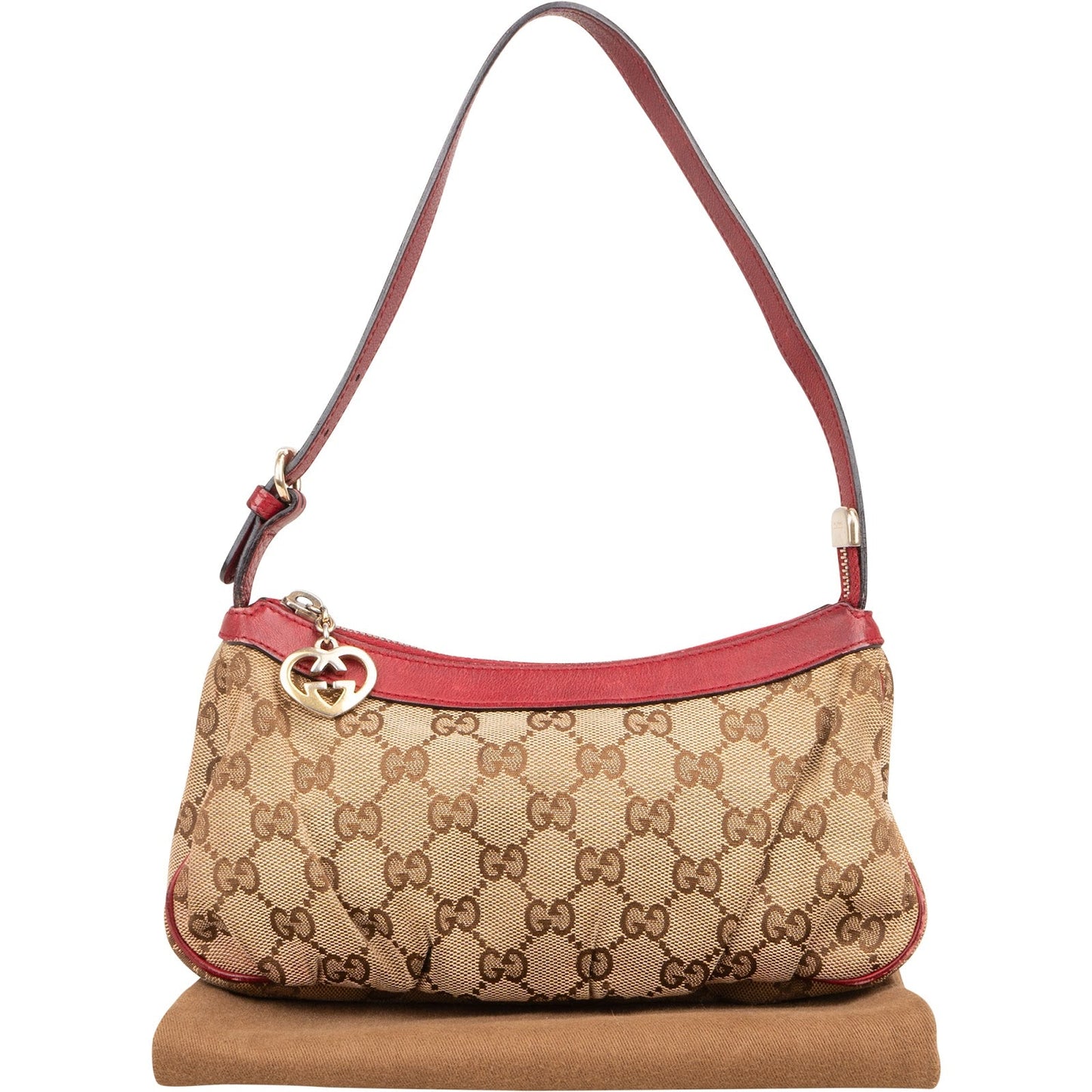 Gucci Monogram GG Heart Mini Shoulder Bag