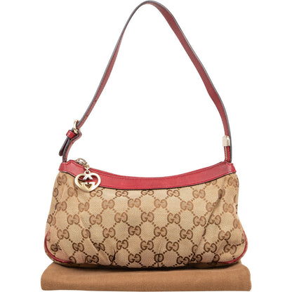 Gucci Monogram GG Heart Mini Shoulder Bag