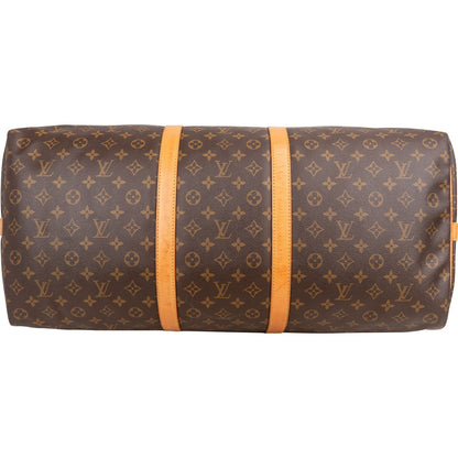 Louis Vuitton Monogram Canvas Keepall 60 Bandoulière Travel Bag