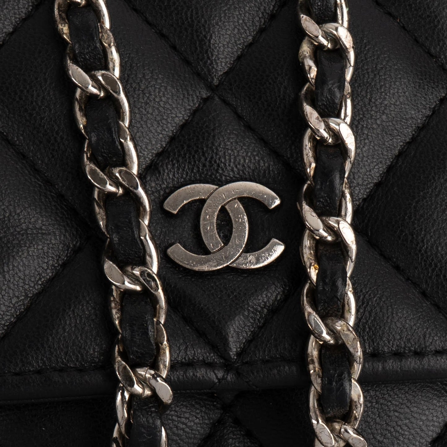 Chanel Quilted Lambskin Wallet on Chain Crossbody Bag