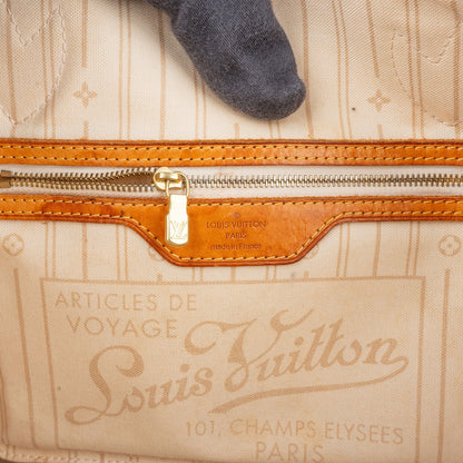 Louis Vuitton Monogram Damier Azur Canvas Neverfull PM Handbag
