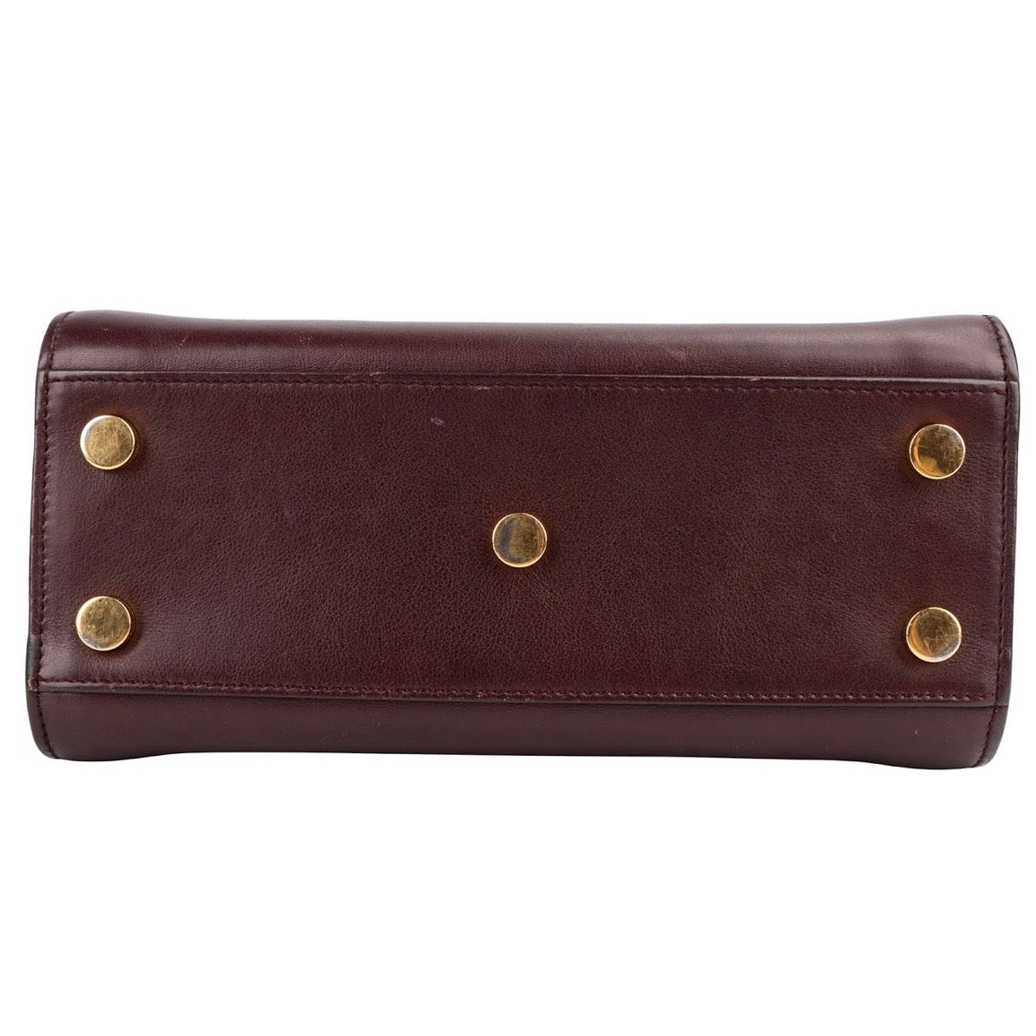 Saint Laurent Calfskin Leather Nano Sac De Jour Handbag