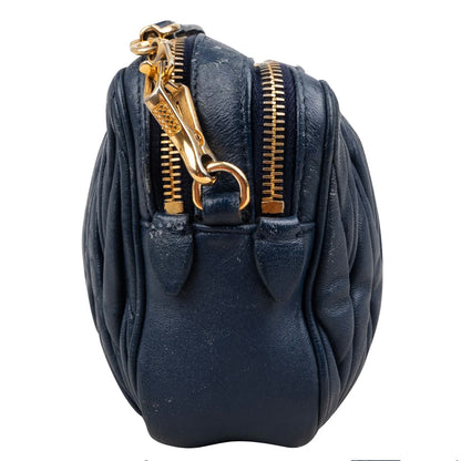 Miu Miu Matelassé Leather Camera Crossbody Bag
