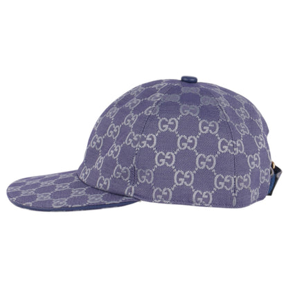 Gucci Blue GG Canvas Monogram Cap