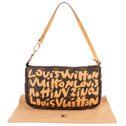 Louis Vuitton Limited Monogram Graffiti Pochette Accessoires Handbag