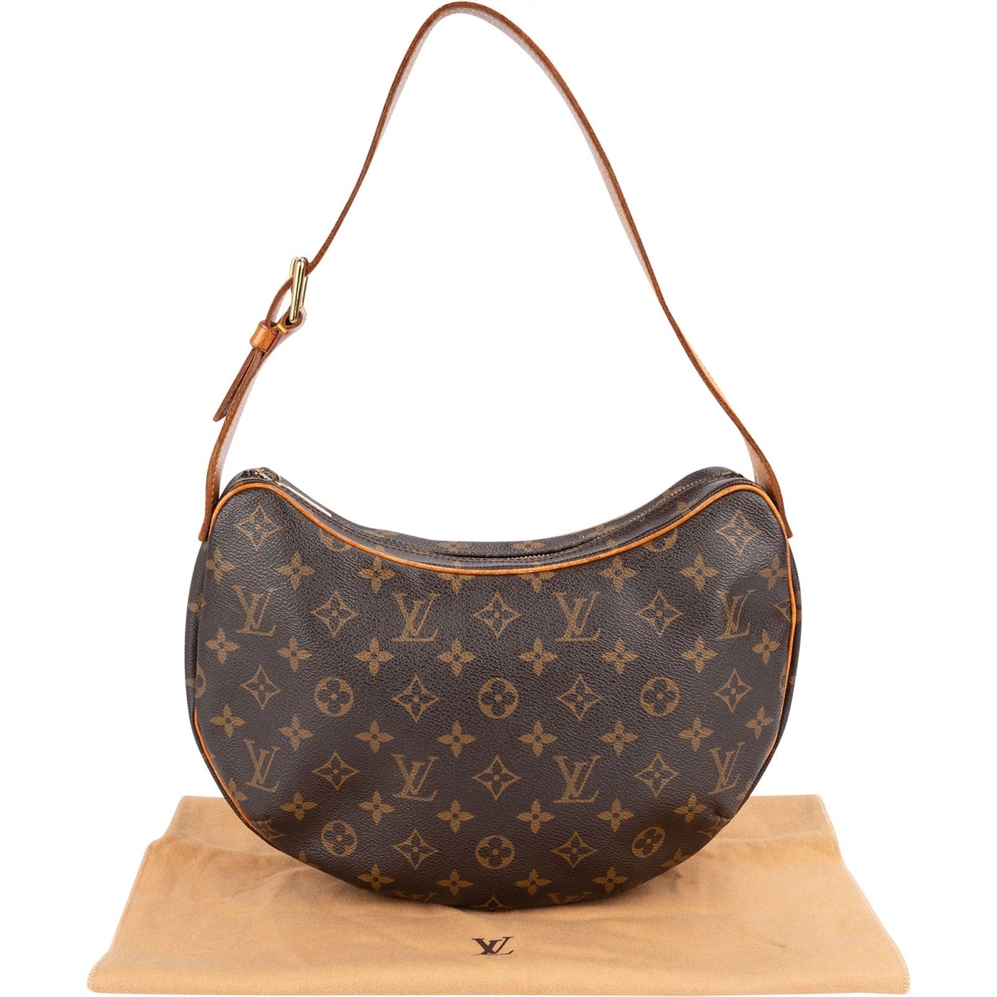 Louis Vuitton Canvas Monogram Croissant MM Shoulder Bag
