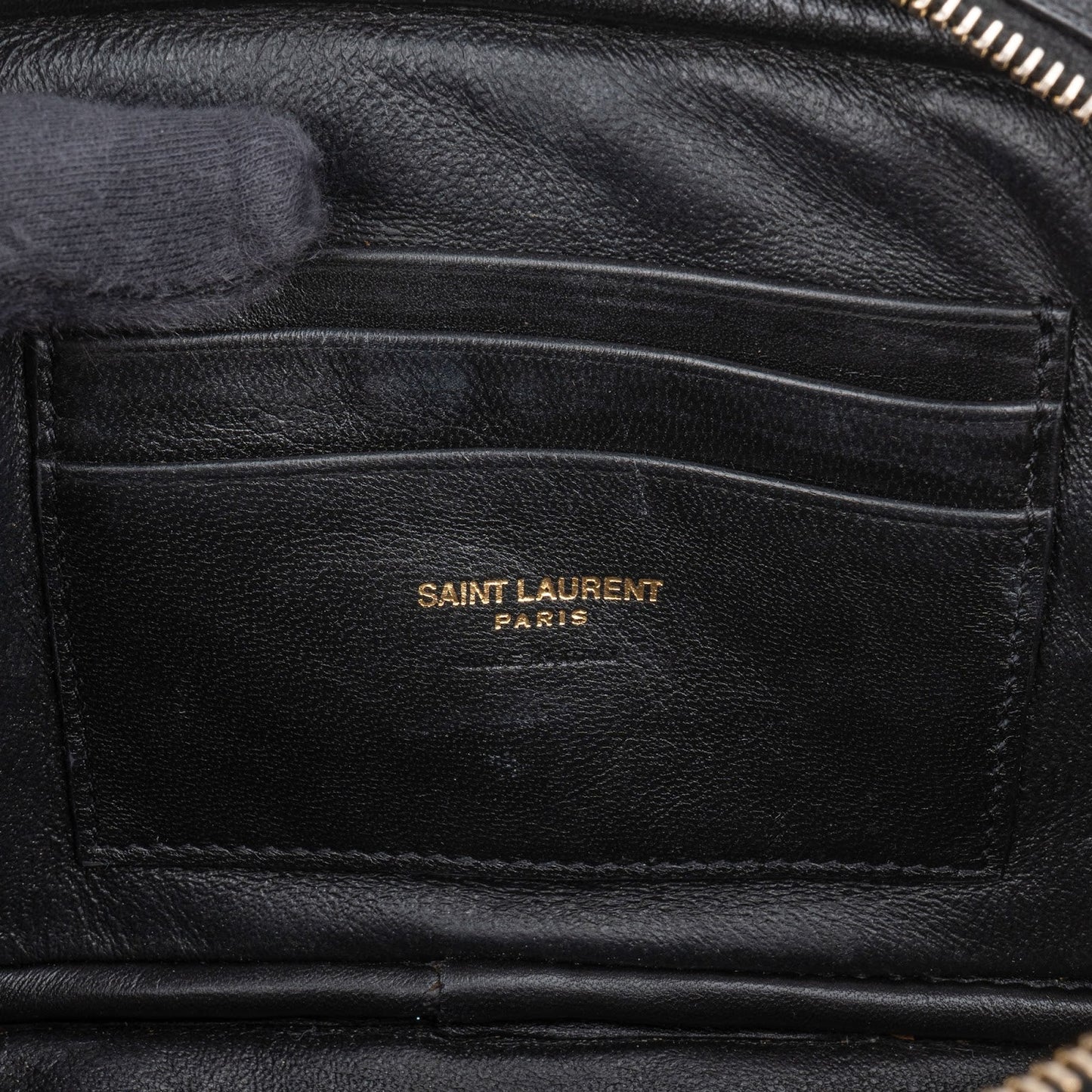 Saint Laurent Quilted Leather Lou Camera Crossbody Bag