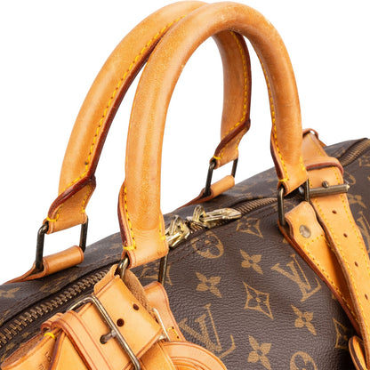 Louis Vuitton Monogram Canvas Keepall 50 Bandoulière Travel Bag