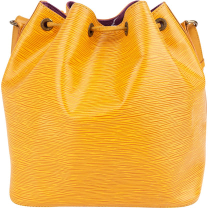 Louis Vuitton Yellow Epi Leather Sac Noé Petit Shoulder Bag