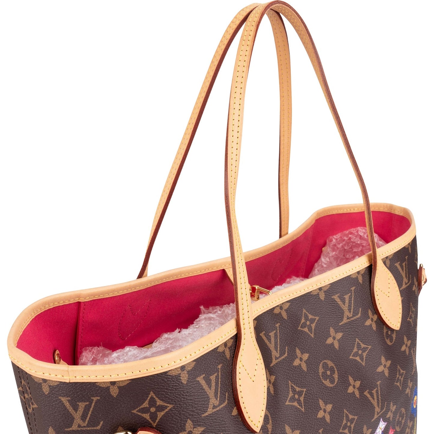 Louis Vuitton Monogram Canvas Murakami Flowers Neverfull MM Shoulder Bag