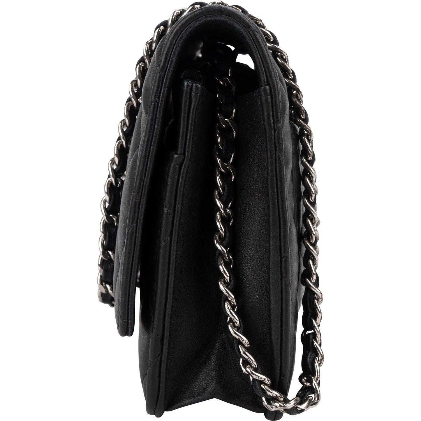 Chanel Quilted Lambskin Wallet on Chain Crossbody Bag