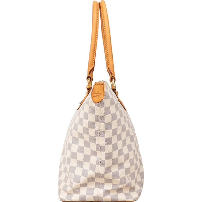 Louis Vuitton Monogram Damier Azur Canvas Saleya MM Shoulder Bag