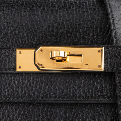 Hermès Ardennes  Leather Kelly 35 Sellier Handbag GHW