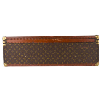 Louis Vuitton Canvas Monogram Bisten 80 Suitcase Trunk