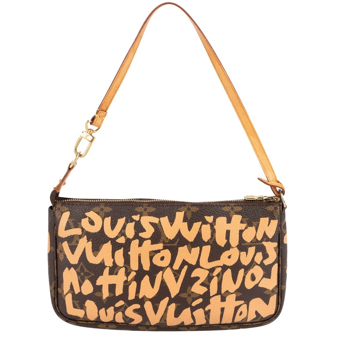 Louis Vuitton Limited Monogram Graffiti Pochette Accessoires Handbag
