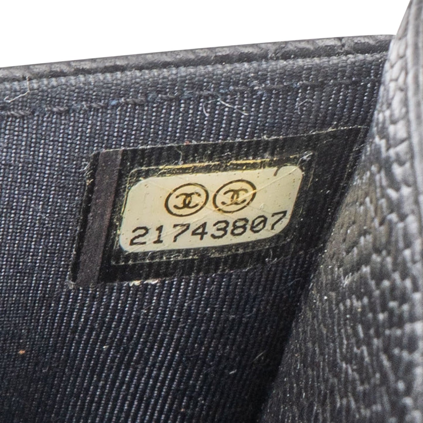 Chanel Quilted Caviar Leather Wallet on Chain Crossbody Bag