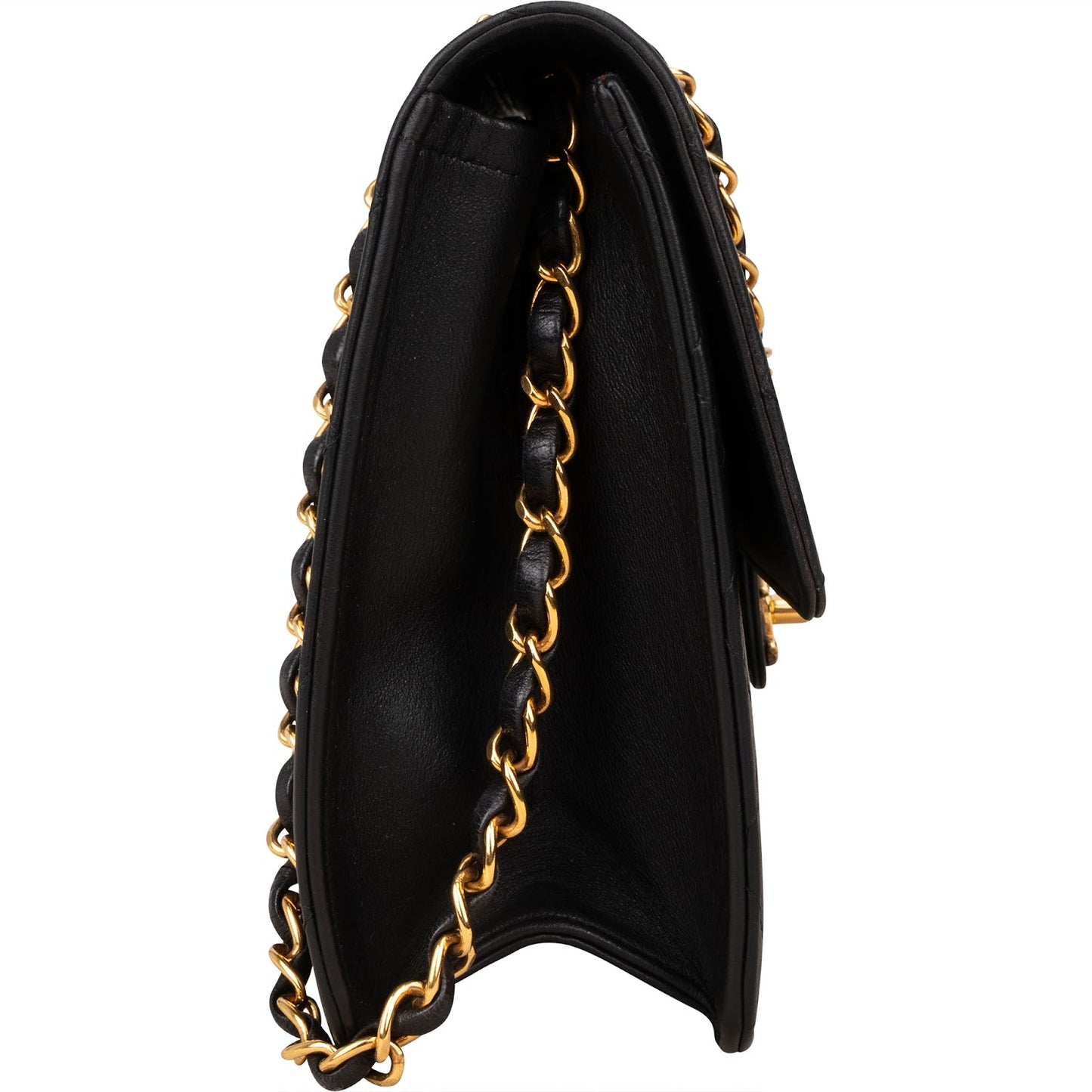 Chanel Quilted Lambskin  Medium Single Flap Shoulder Bag
