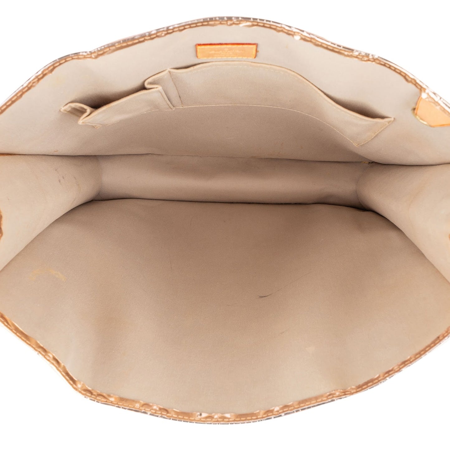Louis Vuitton Limited Monogram Miroir Metallic Sac Plat Handbag