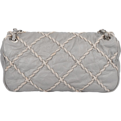 Chanel Leather Ultra Stitch Single Flap Shoulder Bag