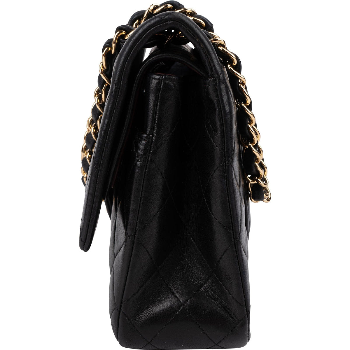 Chanel Quilted Lambskin Medium Double Flap Shoulder Bag