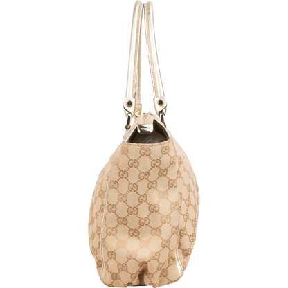 Gucci Monogram GG Canvas Abbey D-Ring Tote Shoulder Bag