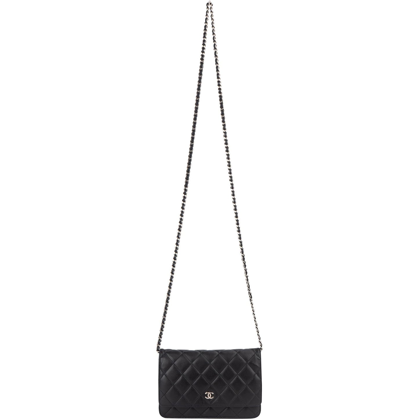 Chanel Quilted Lambskin Wallet on Chain Crossbody Bag