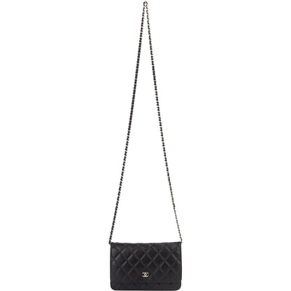 Chanel Quilted Lambskin Wallet on Chain Crossbody Bag