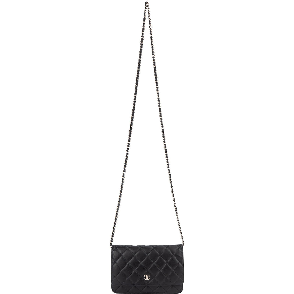 Chanel Quilted Lambskin Wallet on Chain Crossbody Bag