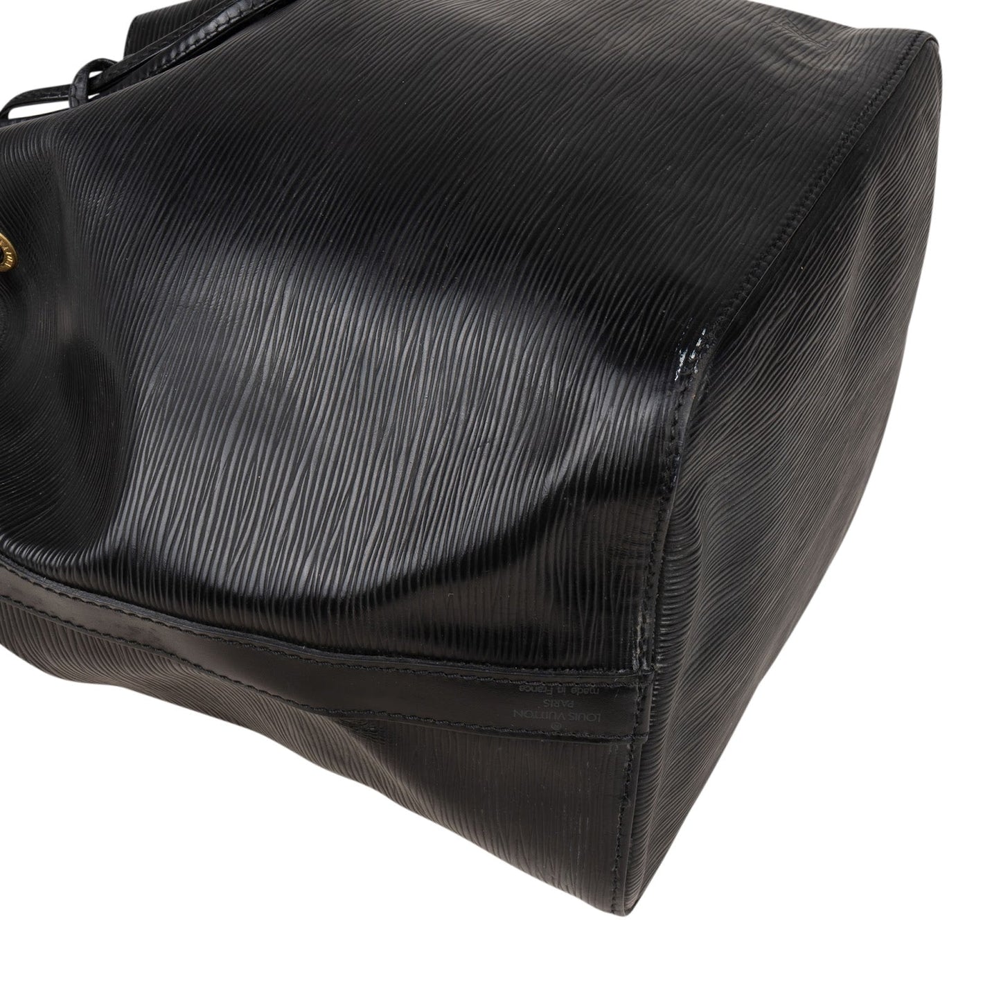 Louis Vuitton Noir Epi Leather Sac Noé Petit Shoulder Bag