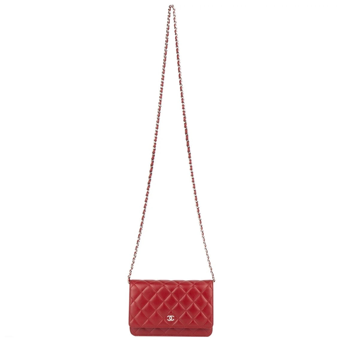 Chanel Quilted Lambskin Wallet On Chain Crossbody Bag
