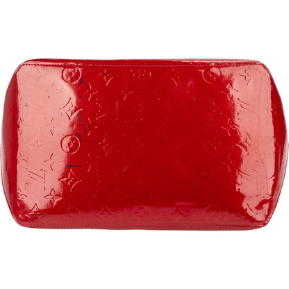 Louis Vuitton Rouge Vernis Monogram Bellevue MM Handbag