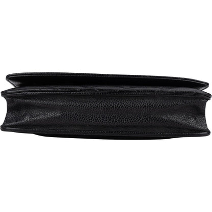 Chanel Quilted Caviar Leather Wallet On Chain Crossbody Bag