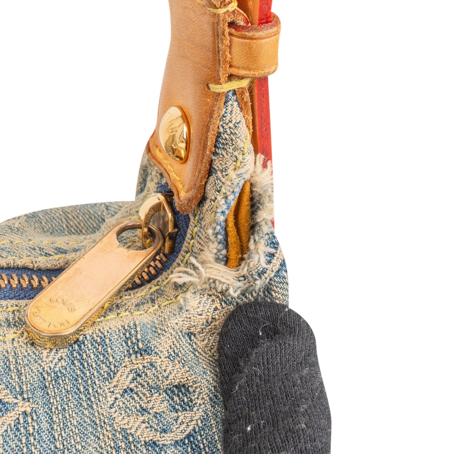 Louis Vuitton Monogram Denim Baggy PM Shoulder Bag