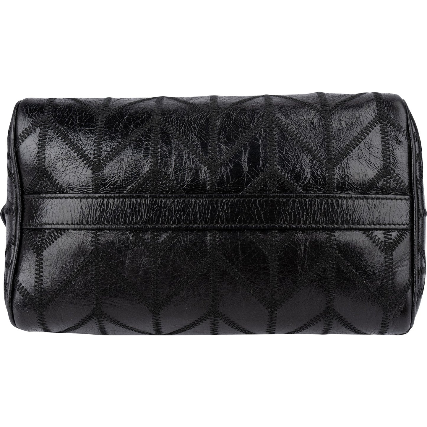 Miu Miu Vitello Shine Lux Stitched Small Bauletto Handbag
