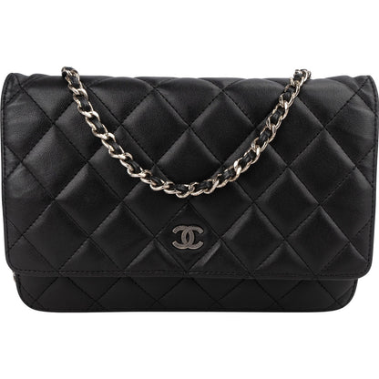 Chanel Quilted Lambskin Wallet on Chain Crossbody Bag