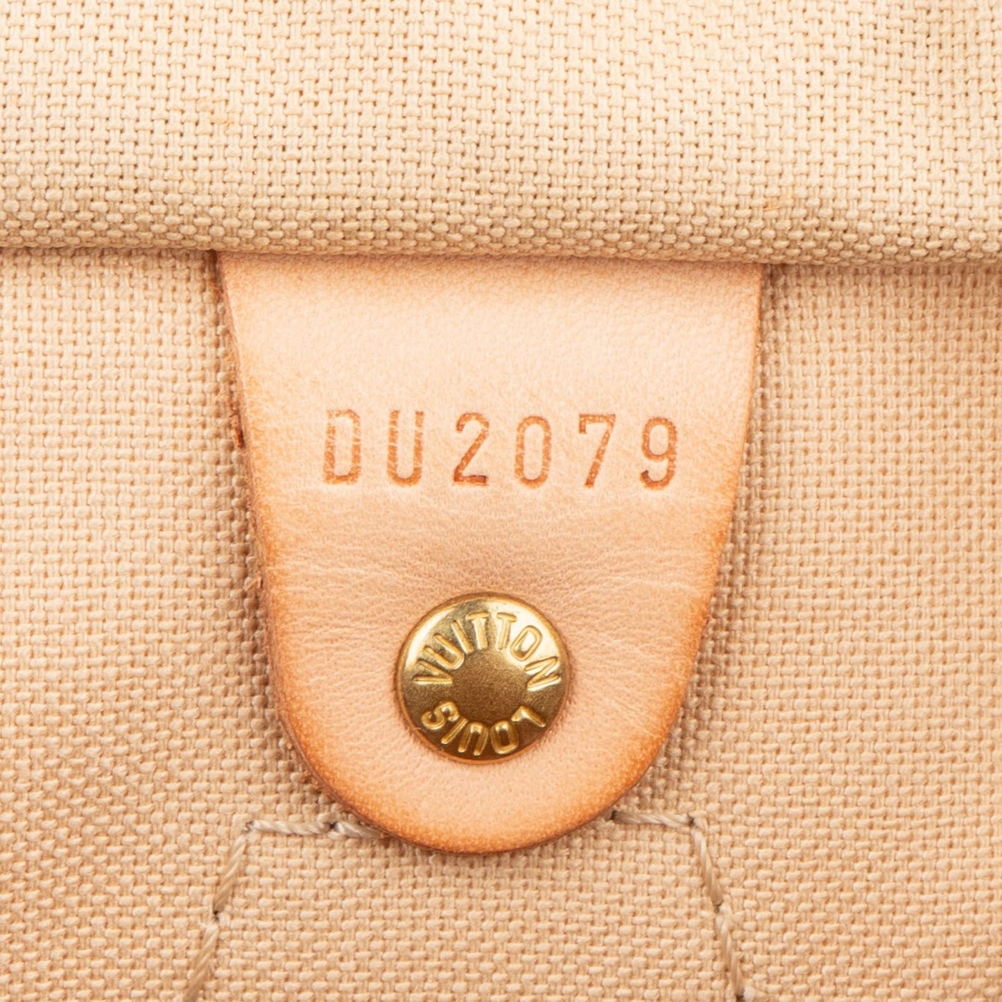 Louis Vuitton Monogram Damier Azur Canvas Speedy 35 Handbag