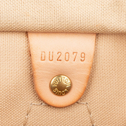 Louis Vuitton Monogram Damier Azur Canvas Speedy 35 Handbag