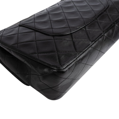 Chanel Quilted Lambskin 24K Gold Medium Double Flap Shoulder Bag