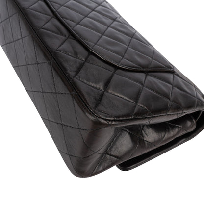 Chanel Quilted Lambskin 24K Gold Double Flap Shoulder Bag
