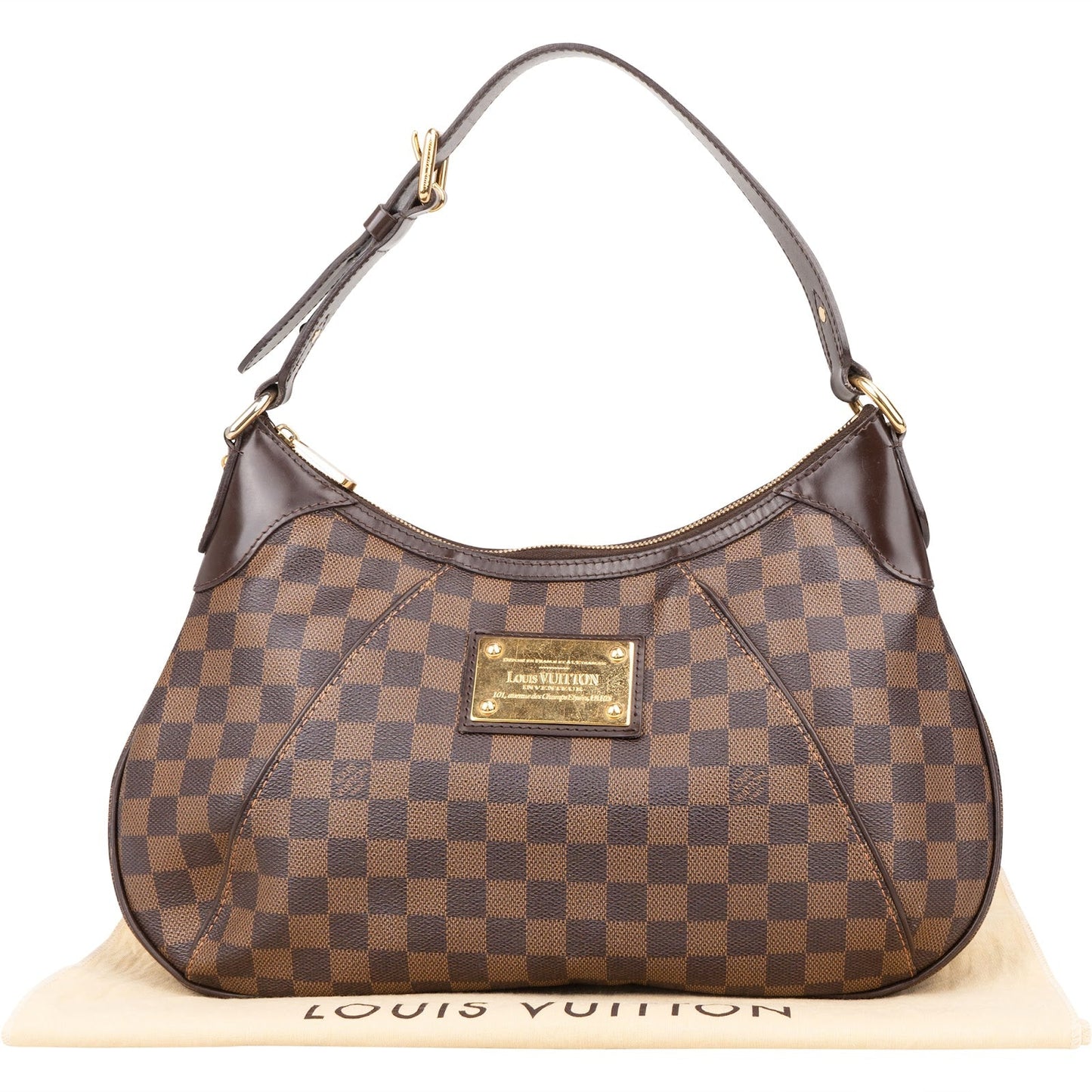 Louis Vuitton Monogram Damier Ebene Thames GM Shoulder Bag