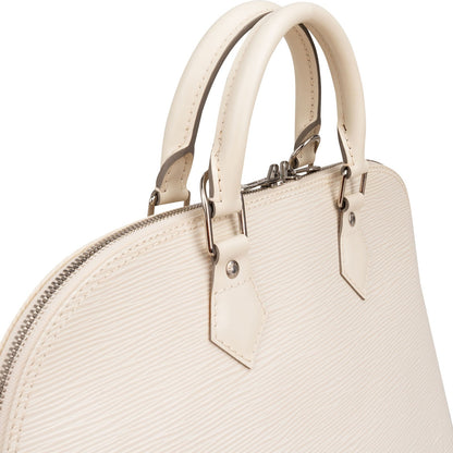 Louis Vuitton Ivory Epi Leather Alma PM Handbag