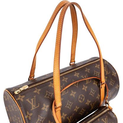 Louis Vuitton Monogram Canvas Papillon Set Shoulder Bag
