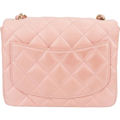 Chanel Quilted Lambskin 24K Gold Single Flap Crossbody Bag