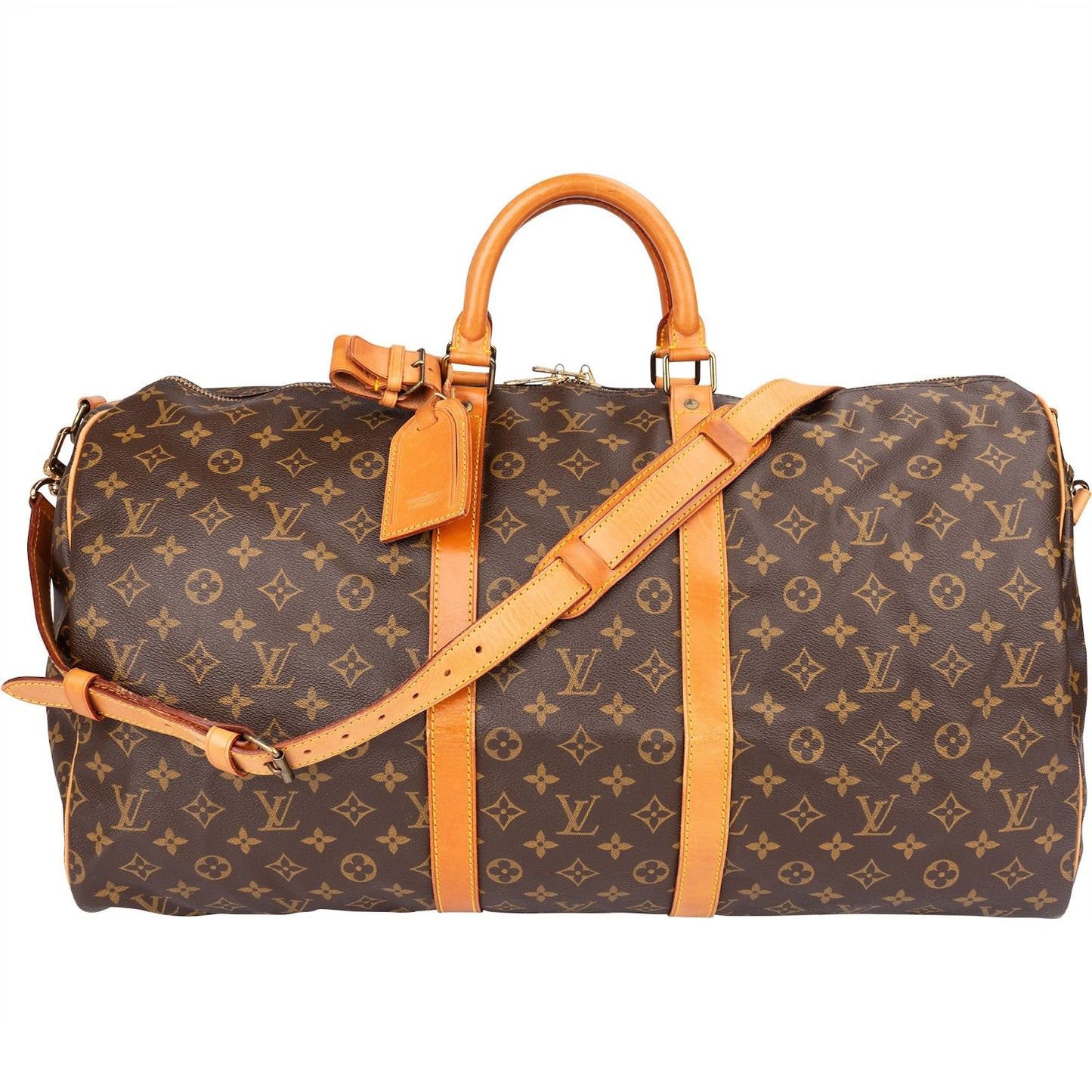 Louis Vuitton Monogram Canvas Keepall 55 Bandoulière Travel Bag