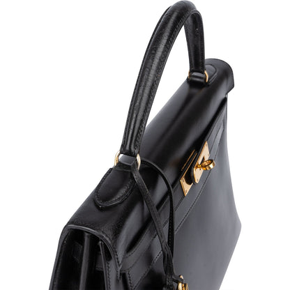 Hermès Box Calf Leather Kelly 32 Handbag
