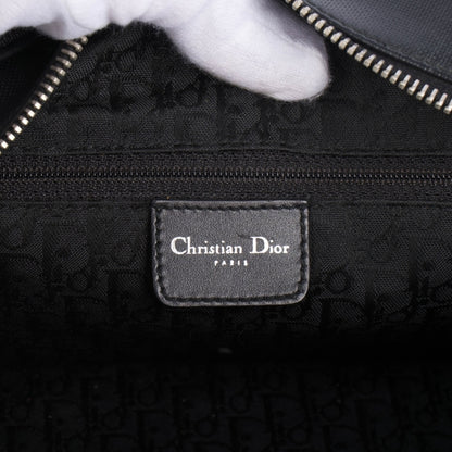 Christian Dior Black Crystal Hook Bowling Bag